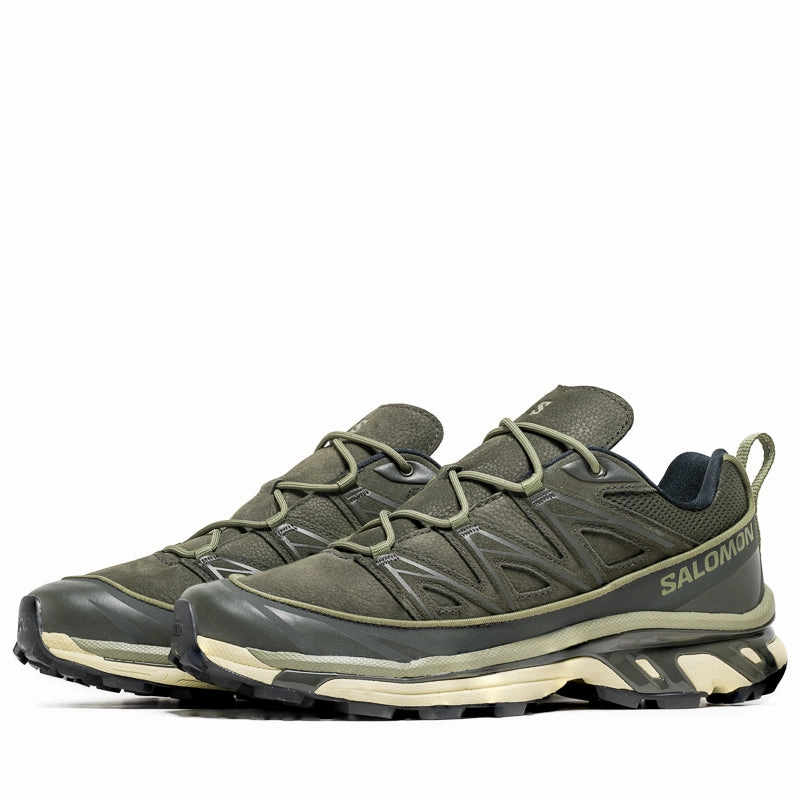 Salomon XT-6 Expanse Leather - Peat/Deep Lichen Green Salomon high-performance outdoor shoes