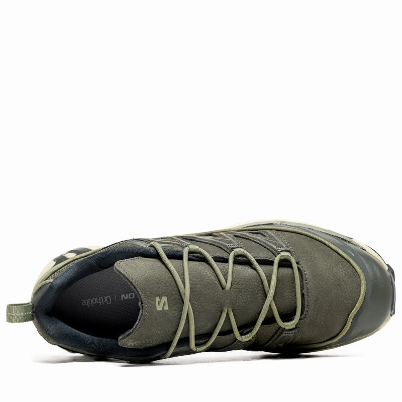 Salomon XT-6 Expanse Leather - Peat/Deep Lichen Green Salomon high-performance outdoor shoes