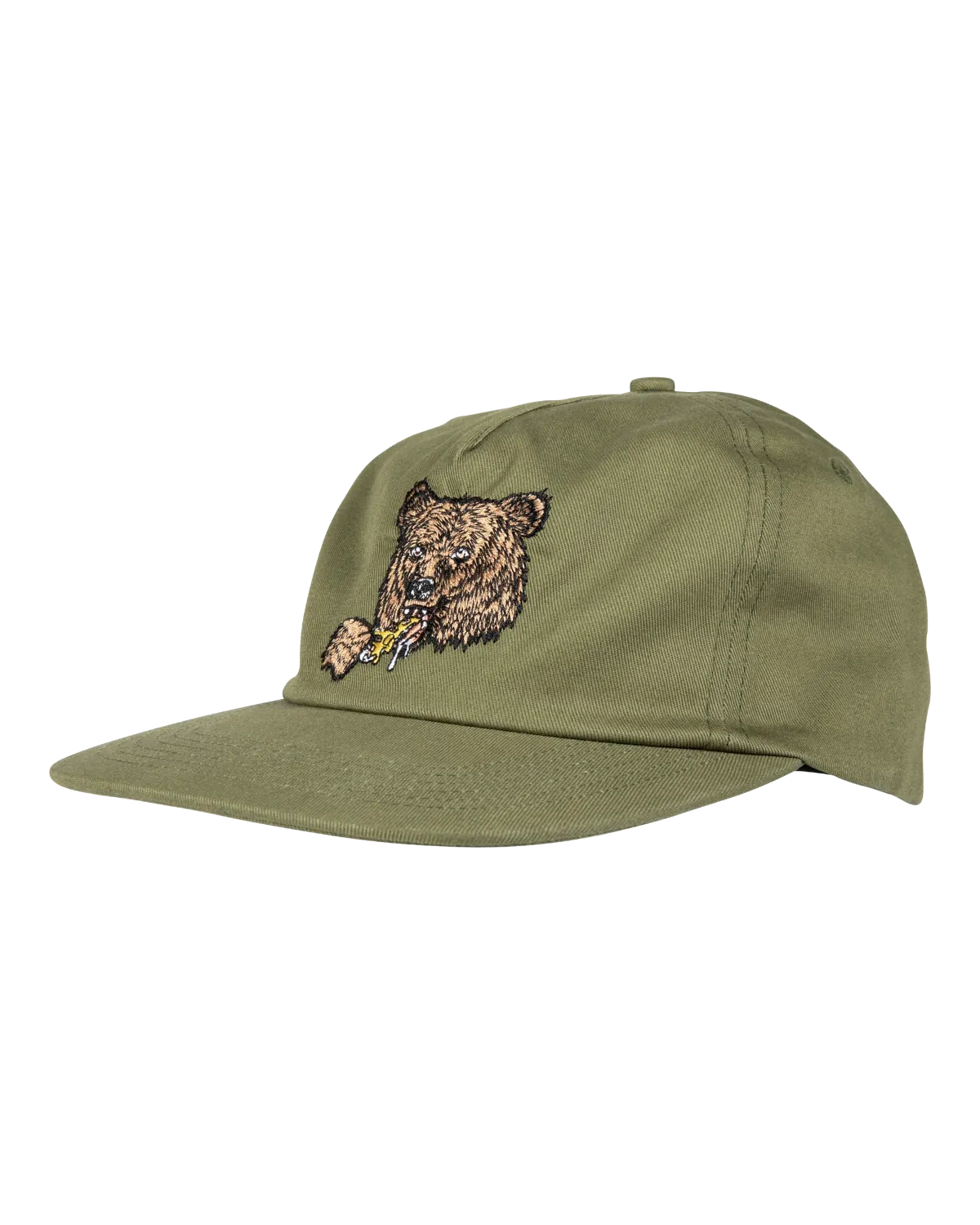 Santa Cruz Braun Great Outdoors Snapback Cap in Iguana