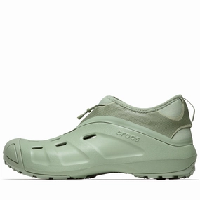 Satisfy x Crocs Quick Trail - Moss Crocs lightweight clogs for casual comfort