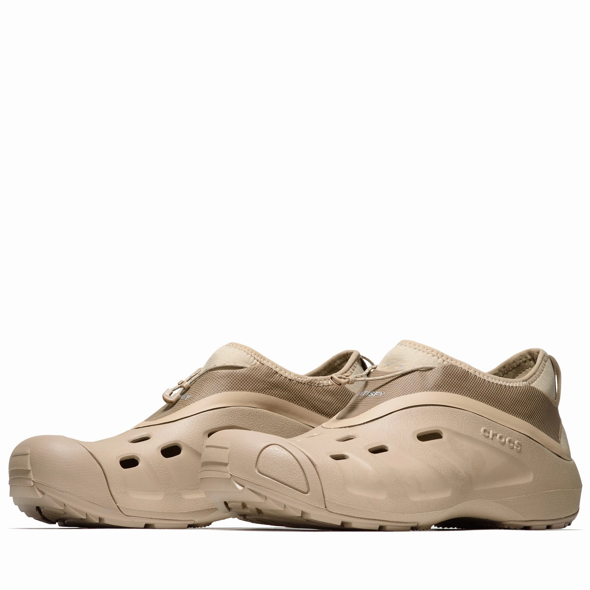 Satisfy x Crocs Quick Trail - Tumbleweed Crocs lightweight casual clogs