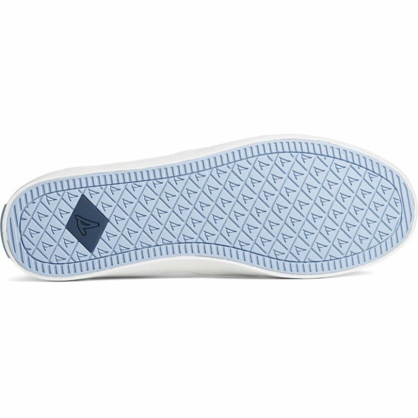 SPERRY CREST TWIN GORE PERFORATED LEATHER SLIP ON SNEAKER WOMEN'S - FINAL SALE! Sperry classic boat shoes
