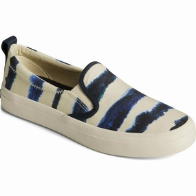 SPERRY CREST TWIN GORE SLIP ON WOMEN'S Sperry boat shoes with non-slip sole