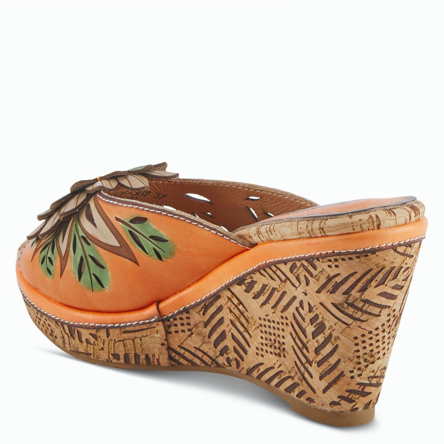 SPRING STEP L'ARTISTE BLOOM SLIDE SANDAL - FINAL SALE! Spring Step comfortable casual shoes