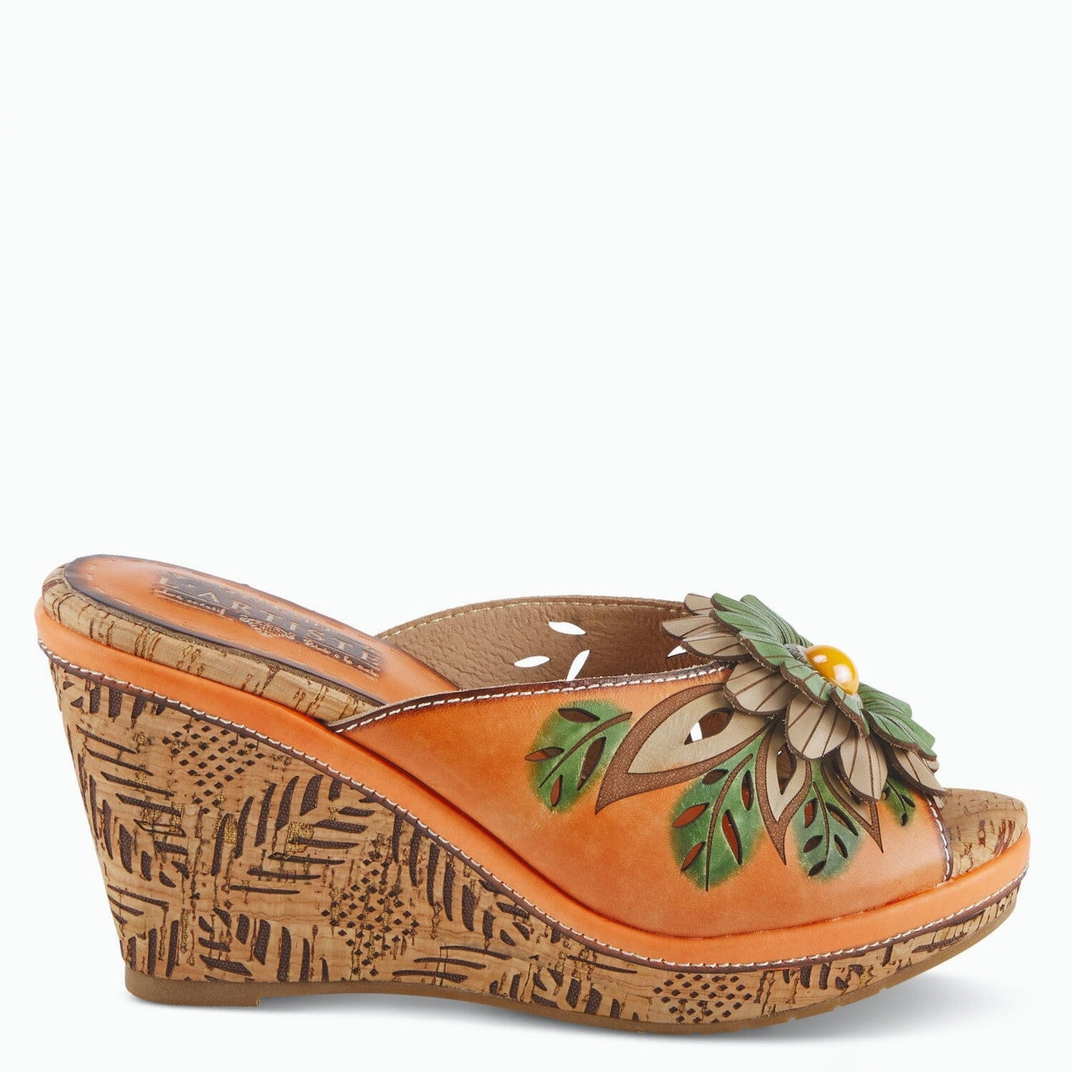 SPRING STEP L'ARTISTE BLOOM SLIDE SANDAL - FINAL SALE! Spring Step comfortable casual shoes