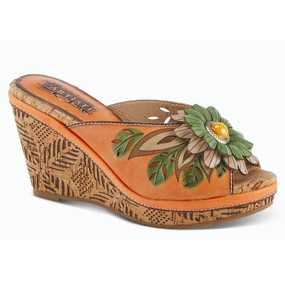SPRING STEP L'ARTISTE BLOOM SLIDE SANDAL - FINAL SALE! Spring Step comfort shoes with stylish design