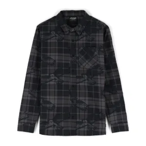 Spyder Creston Flannel Long Sleeve Top Black Spyder