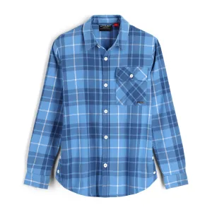 Spyder Fab Flannel Top Blue Spyder