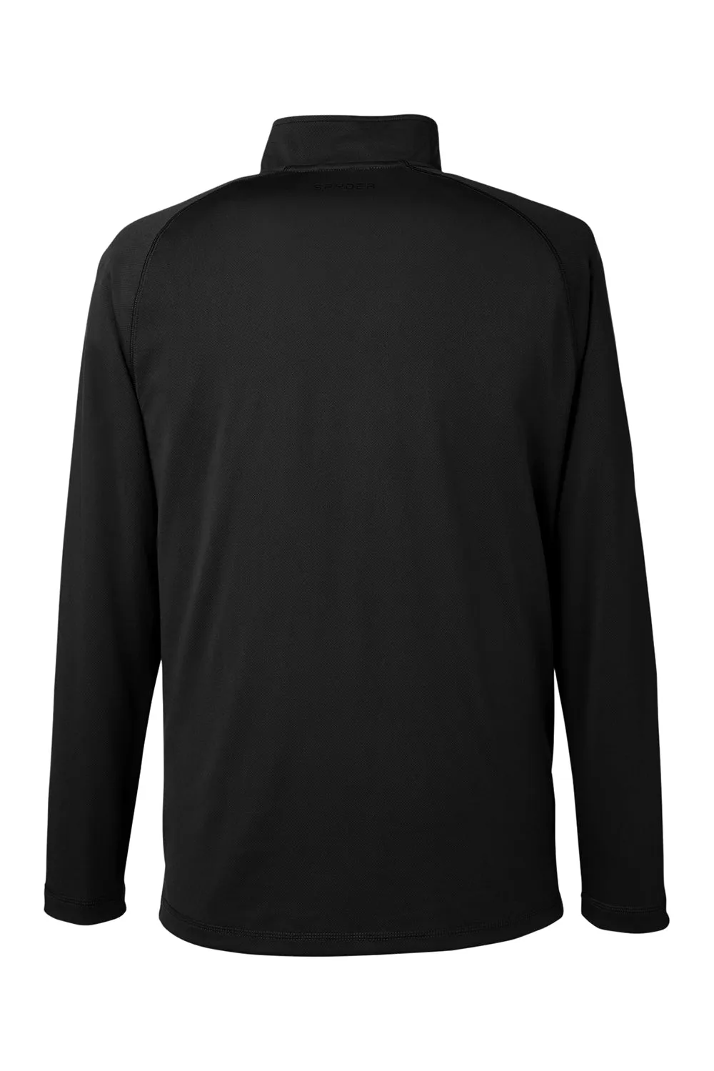 Spyder Mens Freestyle 1/4 Zip Sweatshirt - Black Clothing Spyder