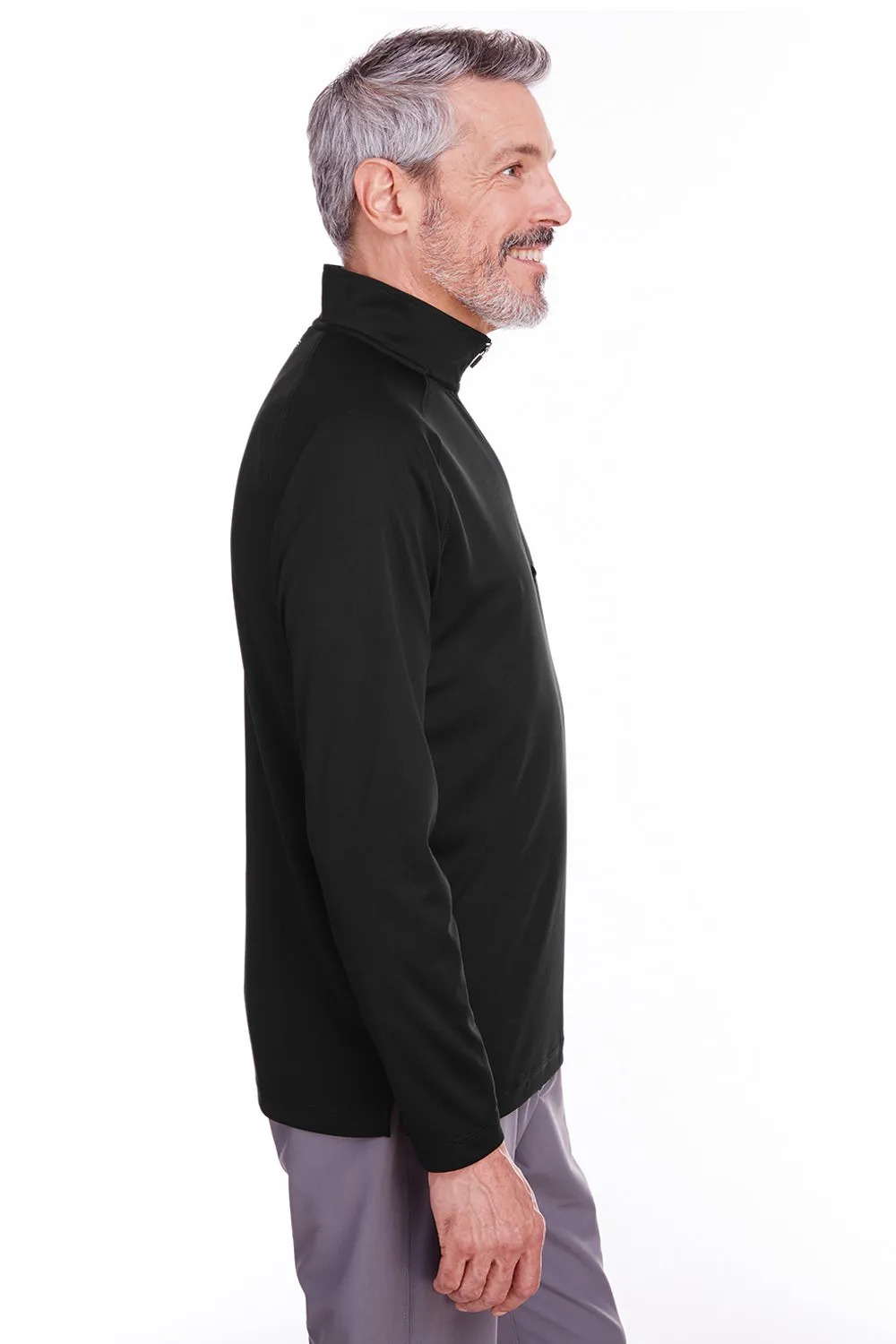 Spyder Mens Freestyle 1/4 Zip Sweatshirt - Black Clothing Spyder