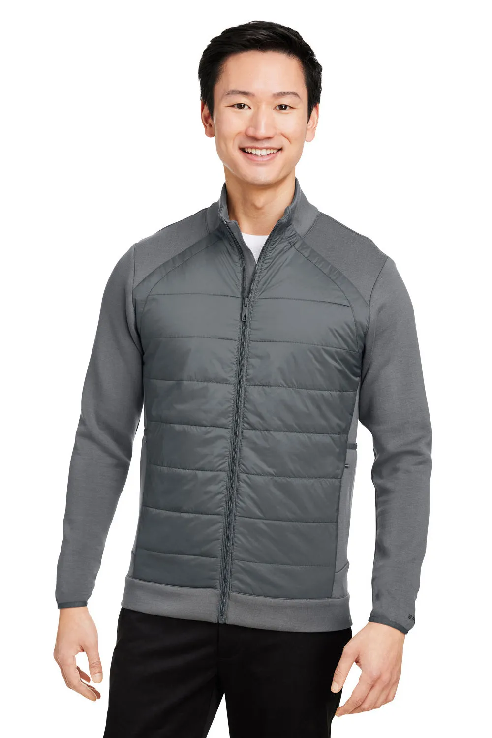 Spyder Mens Impact Full Zip Jacket - Polar Grey Clothing Spyder
