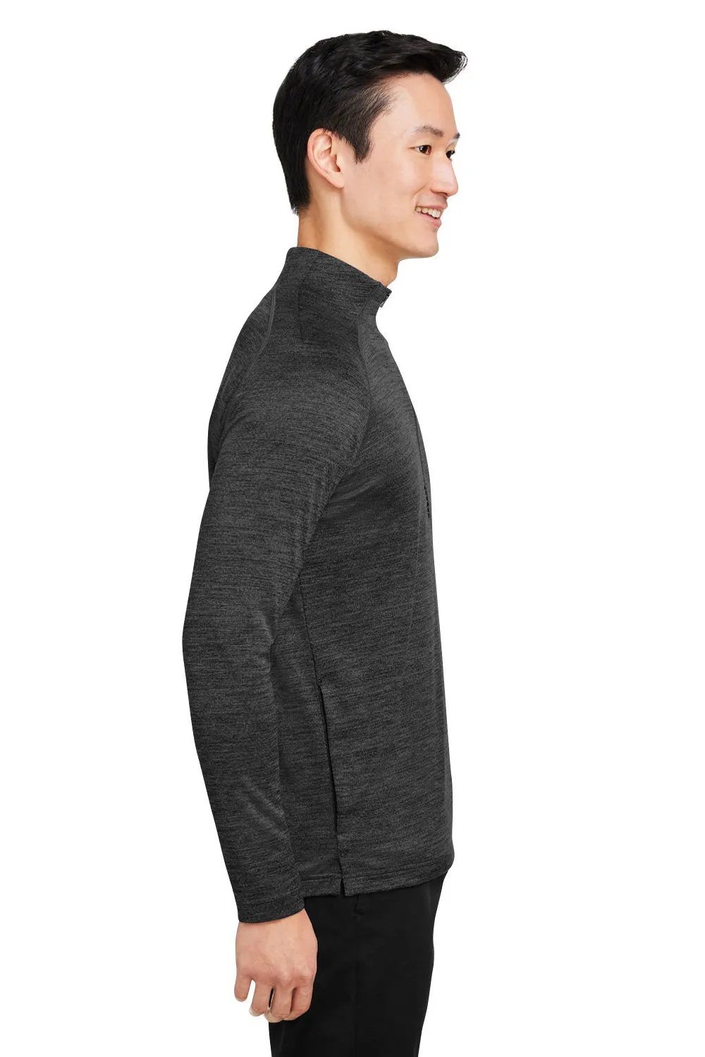 Spyder Mens Mission 1/4 Zip Sweatshirt w/ Pockets - Black Clothing Spyder