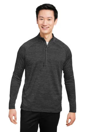 Spyder Mens Mission 1/4 Zip Sweatshirt w/ Pockets - Black Clothing Spyder