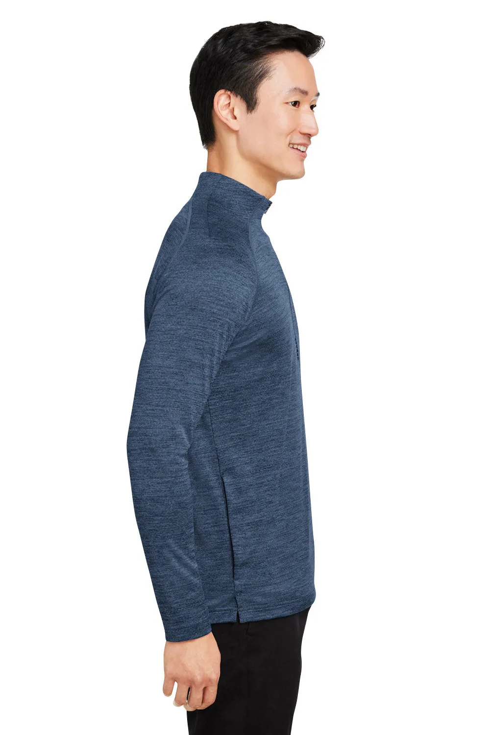 Spyder Mens Mission 1/4 Zip Sweatshirt w/ Pockets - Frontier Blue Clothing Spyder