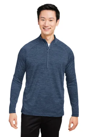 Spyder Mens Mission 1/4 Zip Sweatshirt w/ Pockets - Frontier Blue Clothing Spyder