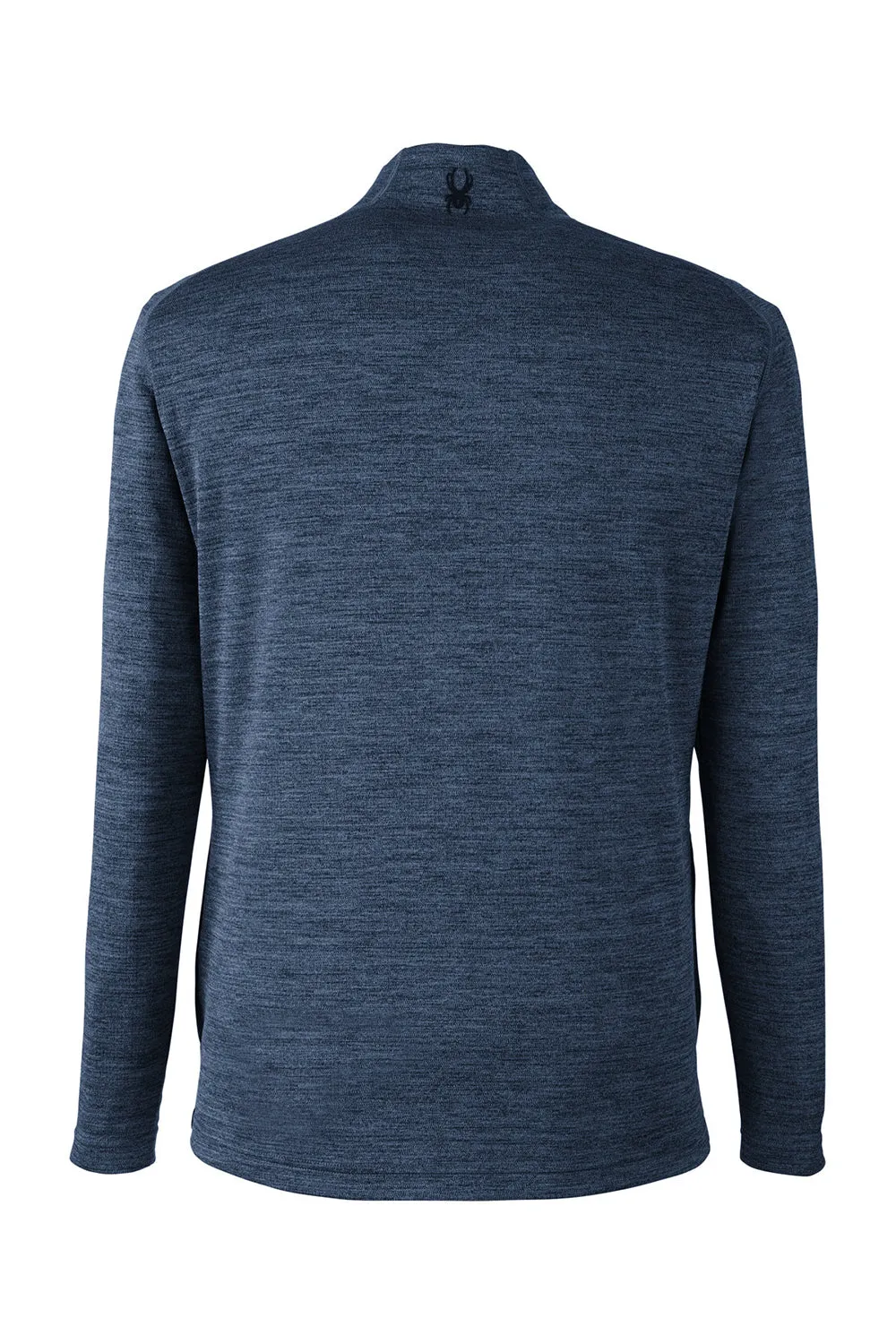 Spyder Mens Mission 1/4 Zip Sweatshirt w/ Pockets - Frontier Blue Clothing Spyder