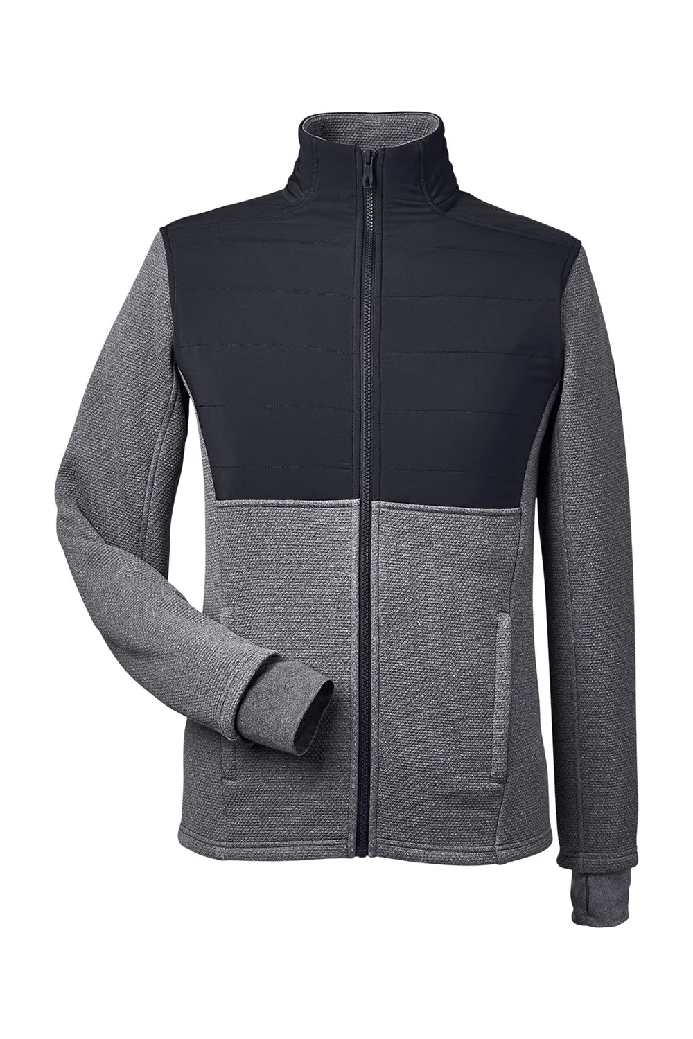 Spyder Mens Pursuit Full Zip Jacket - Heather Black/Black Clothing Spyder