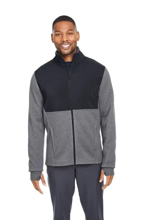 Spyder Mens Pursuit Full Zip Jacket - Heather Black/Black Clothing Spyder