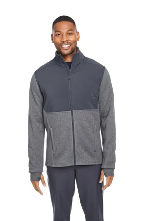 Spyder Mens Pursuit Full Zip Jacket - Heather Black/Polar Grey Clothing Spyder