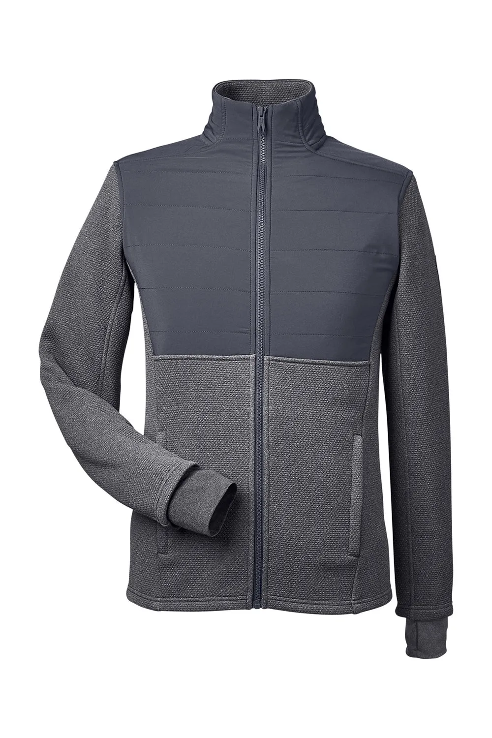 Spyder Mens Pursuit Full Zip Jacket - Heather Black/Polar Grey Clothing Spyder