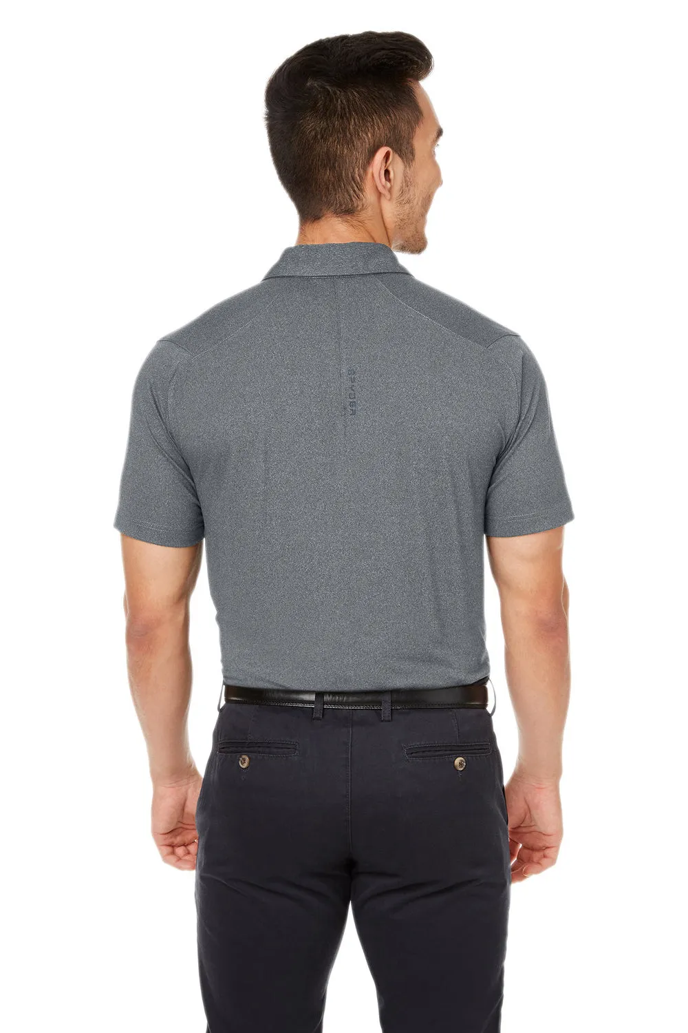 Spyder Mens Spyre Short UPF 40  Sleeve Polo Shirt - Polar Grey Frost Clothing Spyder