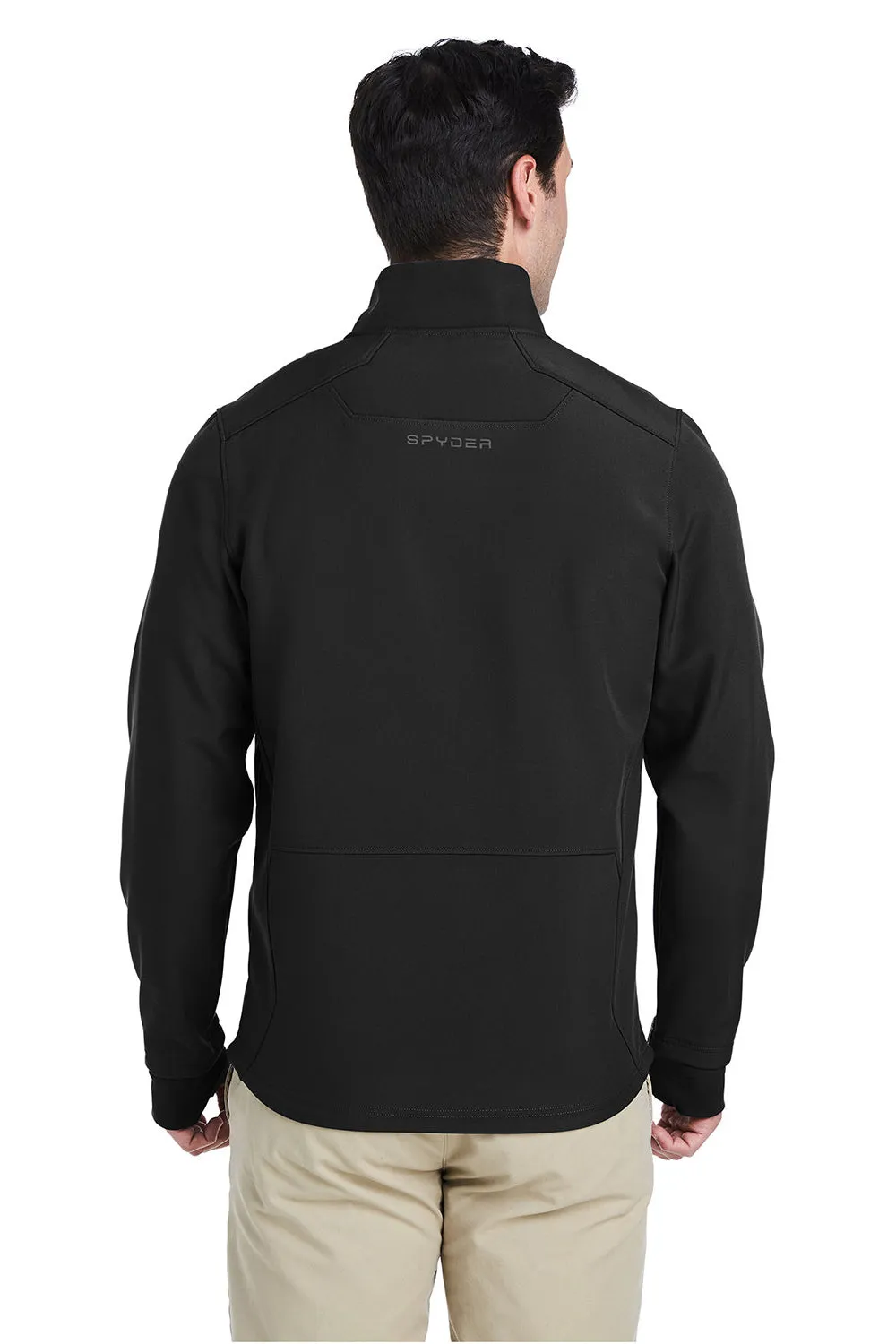 Spyder Mens Touring Full Zip Jacket - Black Clothing Spyder