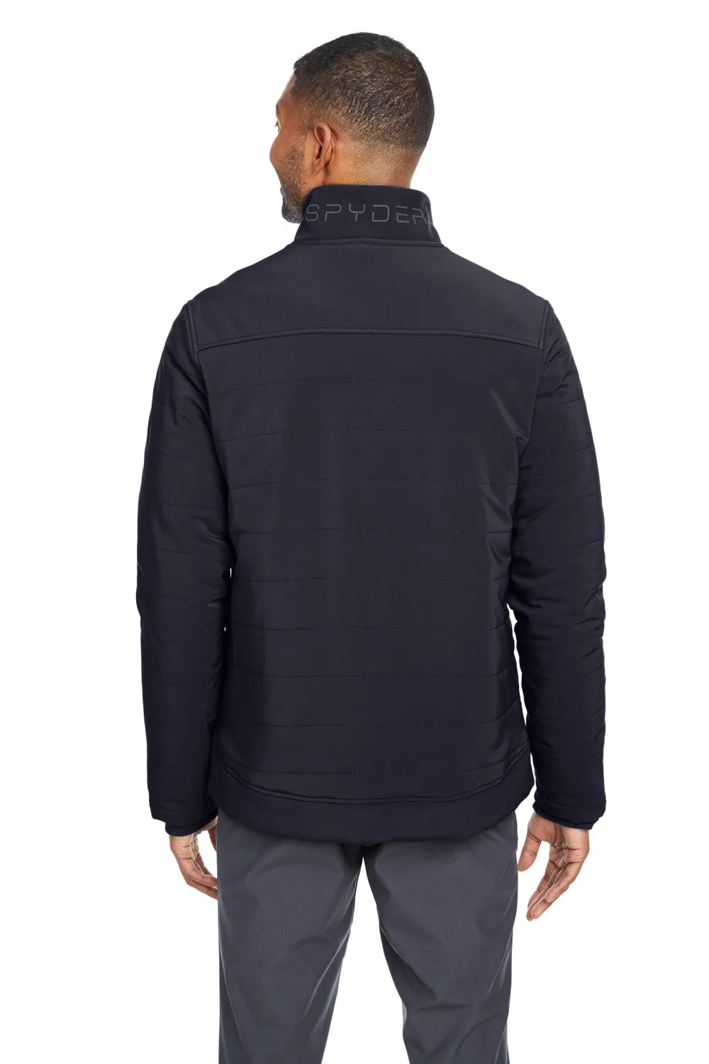 Spyder Mens Transit Full Zip Jacket - Black Clothing Spyder