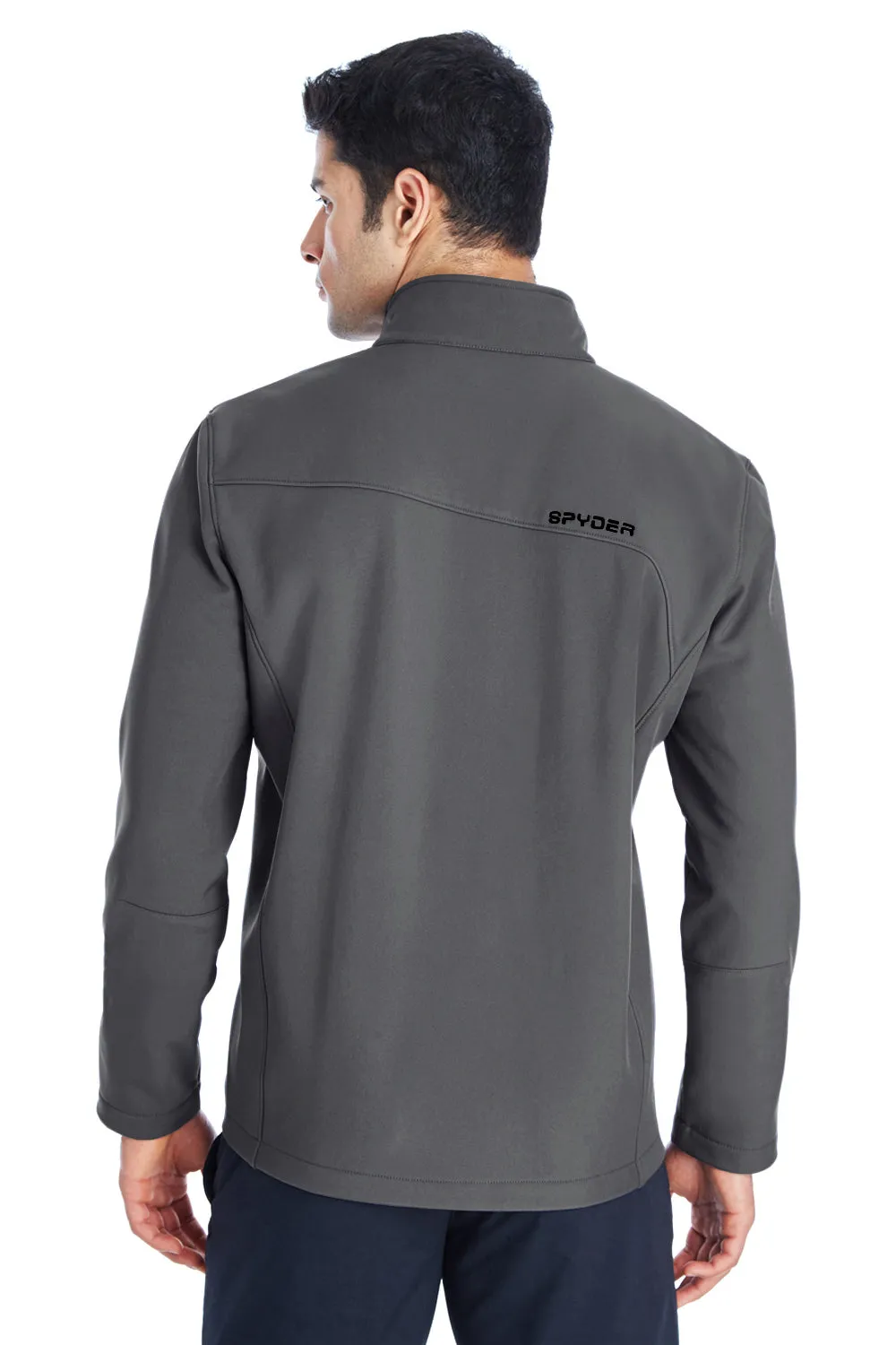 Spyder Mens Transport Full Zip Jacket - Polar Grey Clothing Spyder