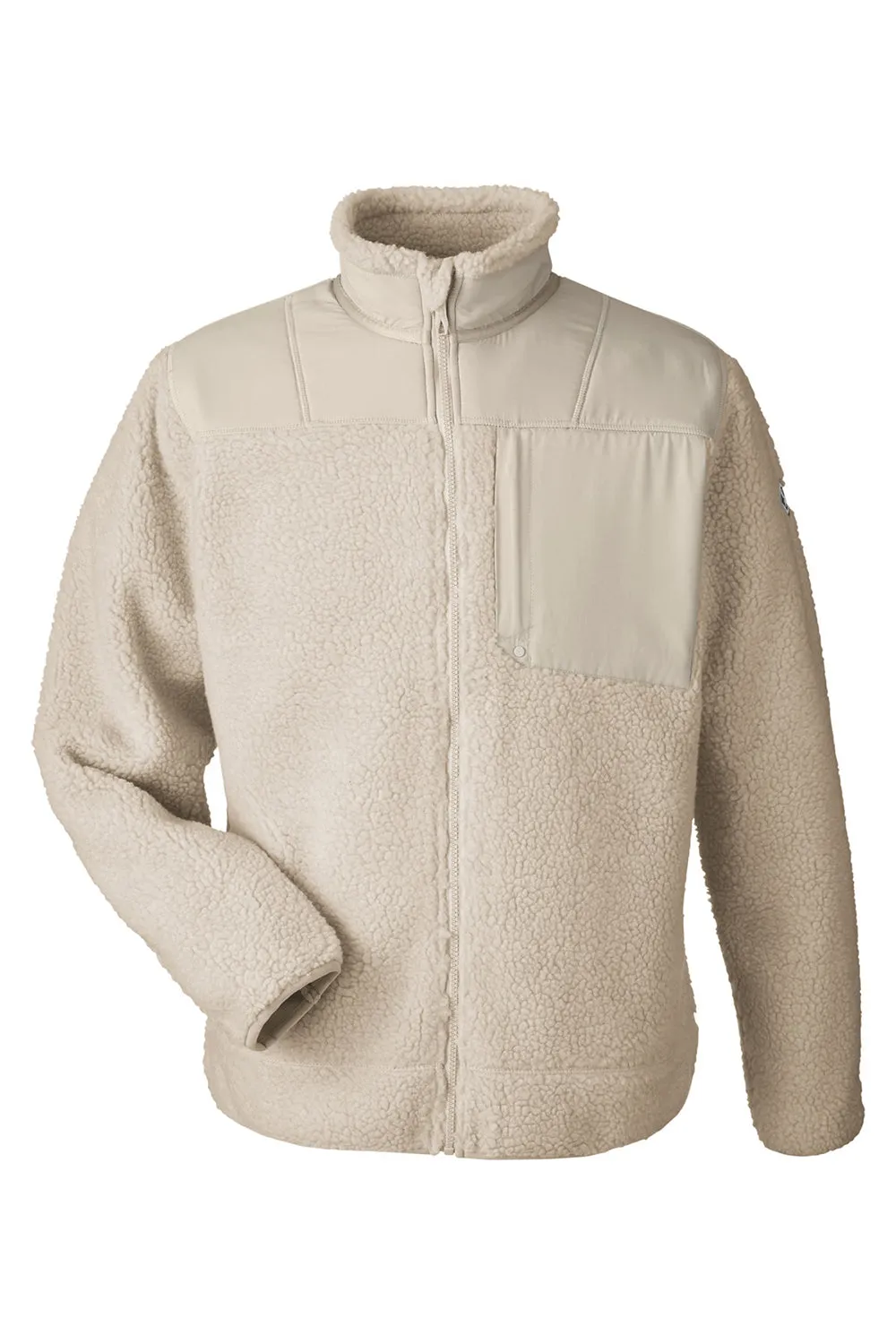 Spyder Mens Venture Sherpa Full Zip Jacket - Natural Clothing Spyder