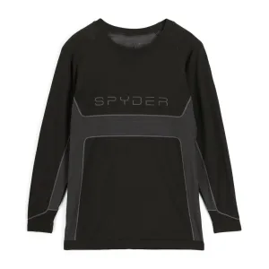 Spyder Momentum Top Ski Base Layer Top Black Spyder