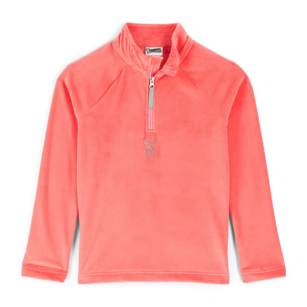 Spyder Shimmer Bug Half Zip T-Neck Orange Spyder