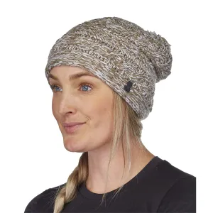 Spyder Twisty Knit Pom Hat Grey Spyder