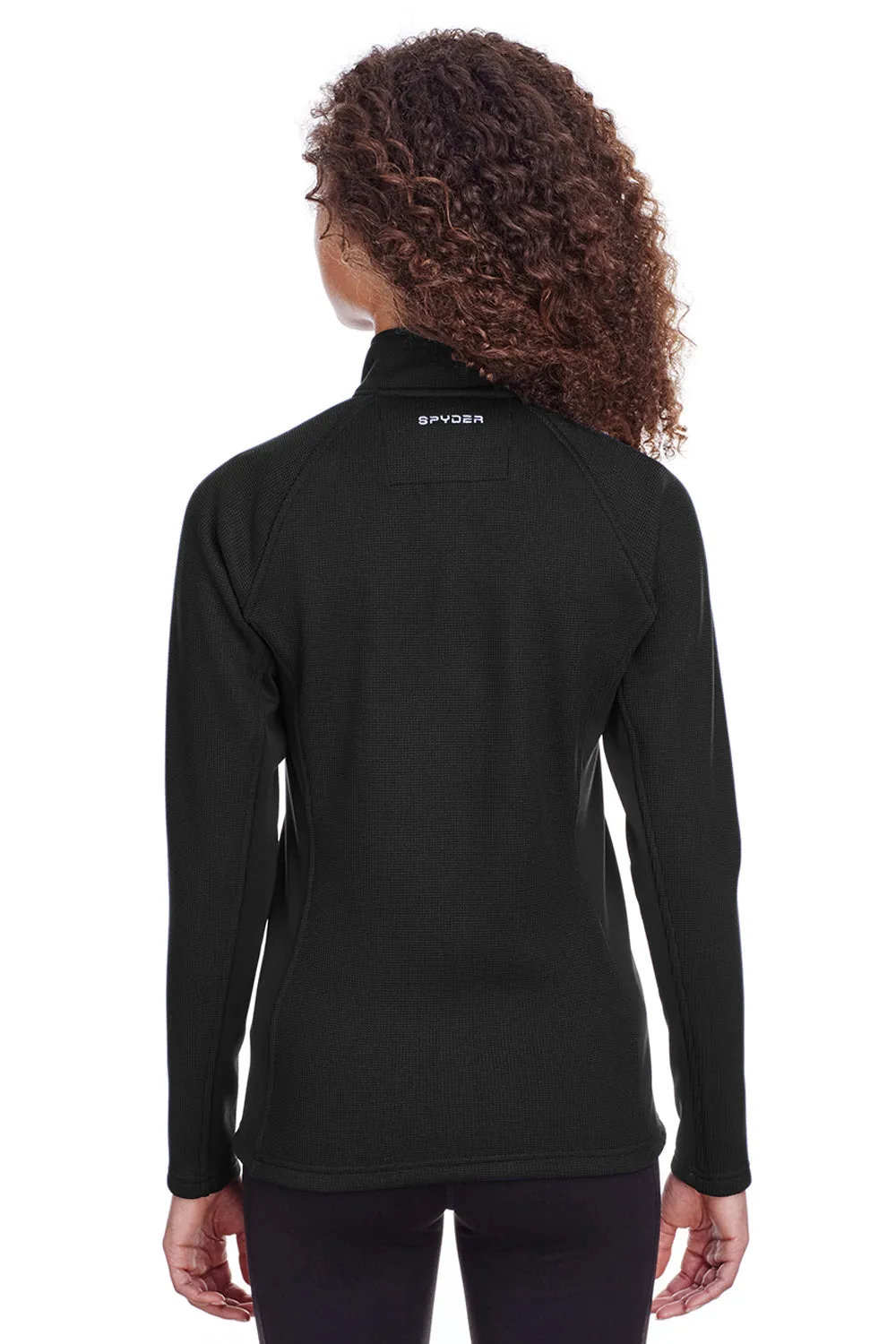 Spyder Womens Constant 1/4 Zip Sweater - Black Clothing Spyder