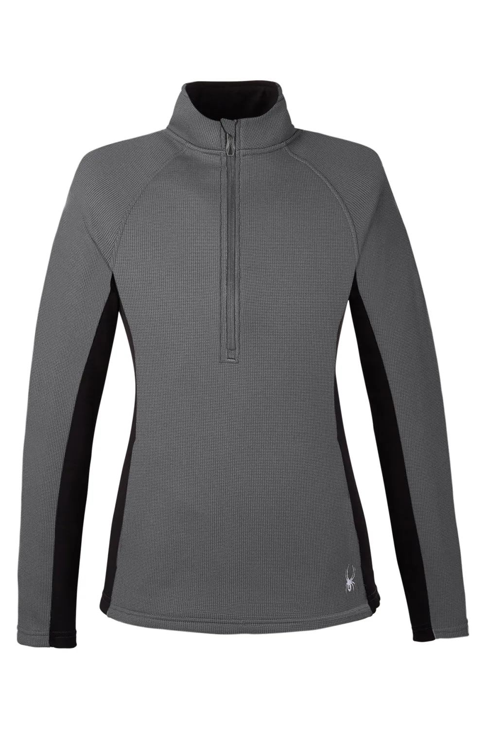 Spyder Womens Constant 1/4 Zip Sweater - Polar Grey Clothing Spyder