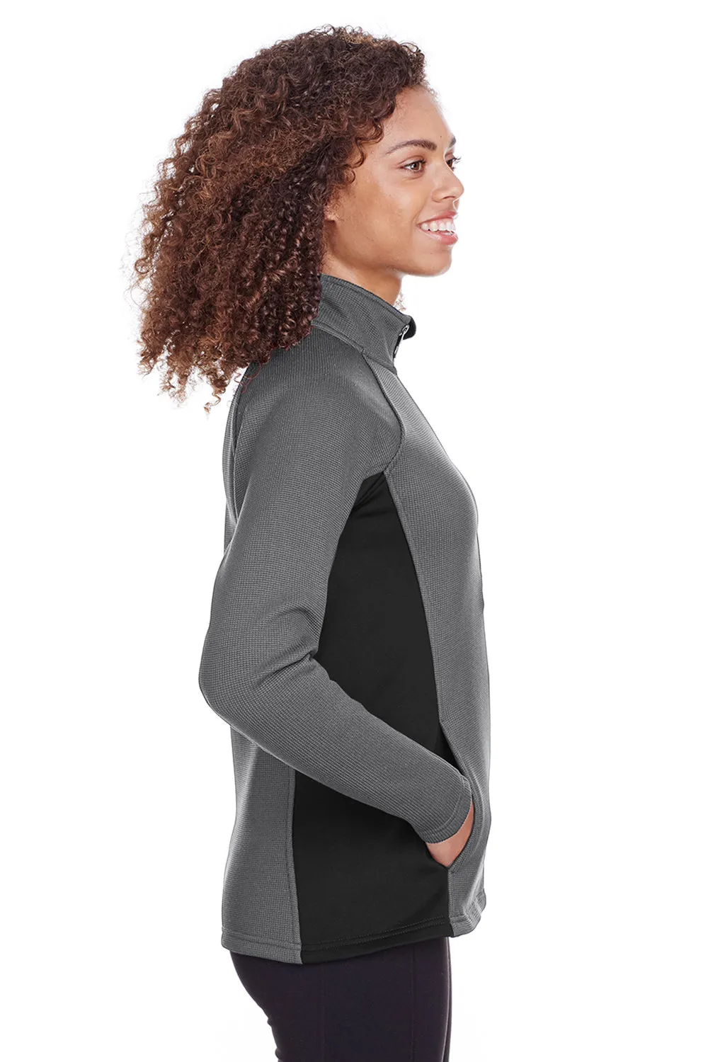 Spyder Womens Constant 1/4 Zip Sweater - Polar Grey Clothing Spyder