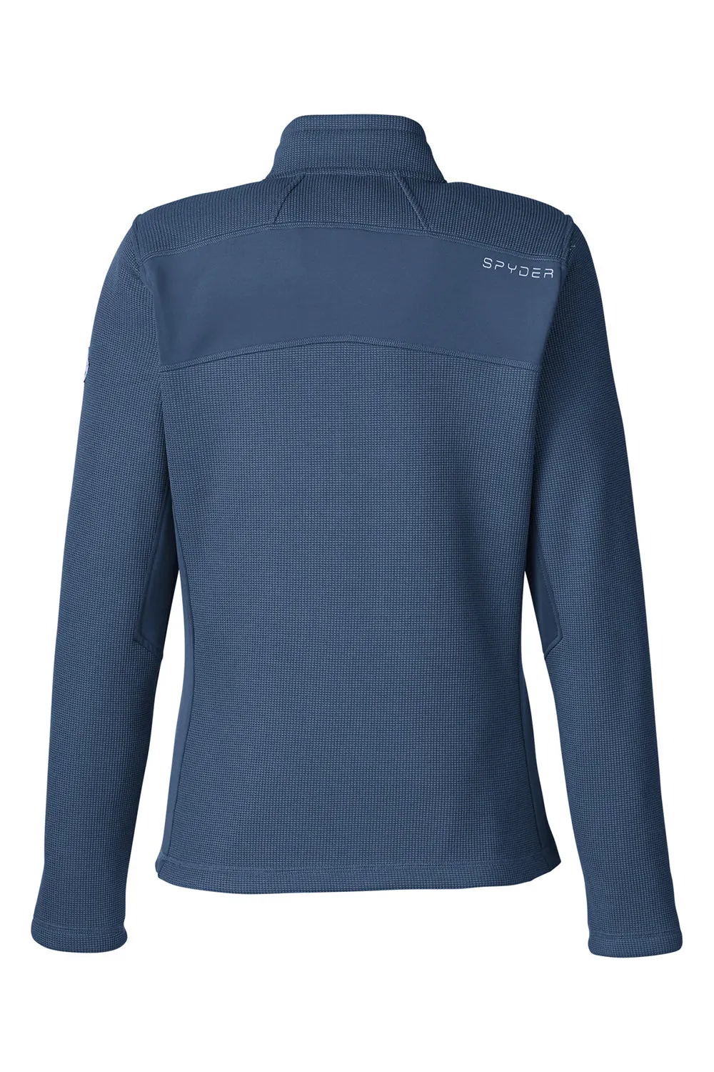 Spyder Womens Constant Canyon Full Zip Sweater Jacket - Frontier Blue Clothing Spyder