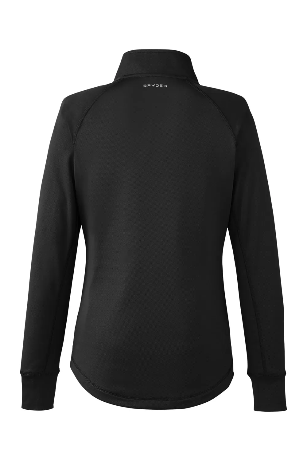 Spyder Womens Freestyle 1/4 Zip Sweatshirt - Black Clothing Spyder