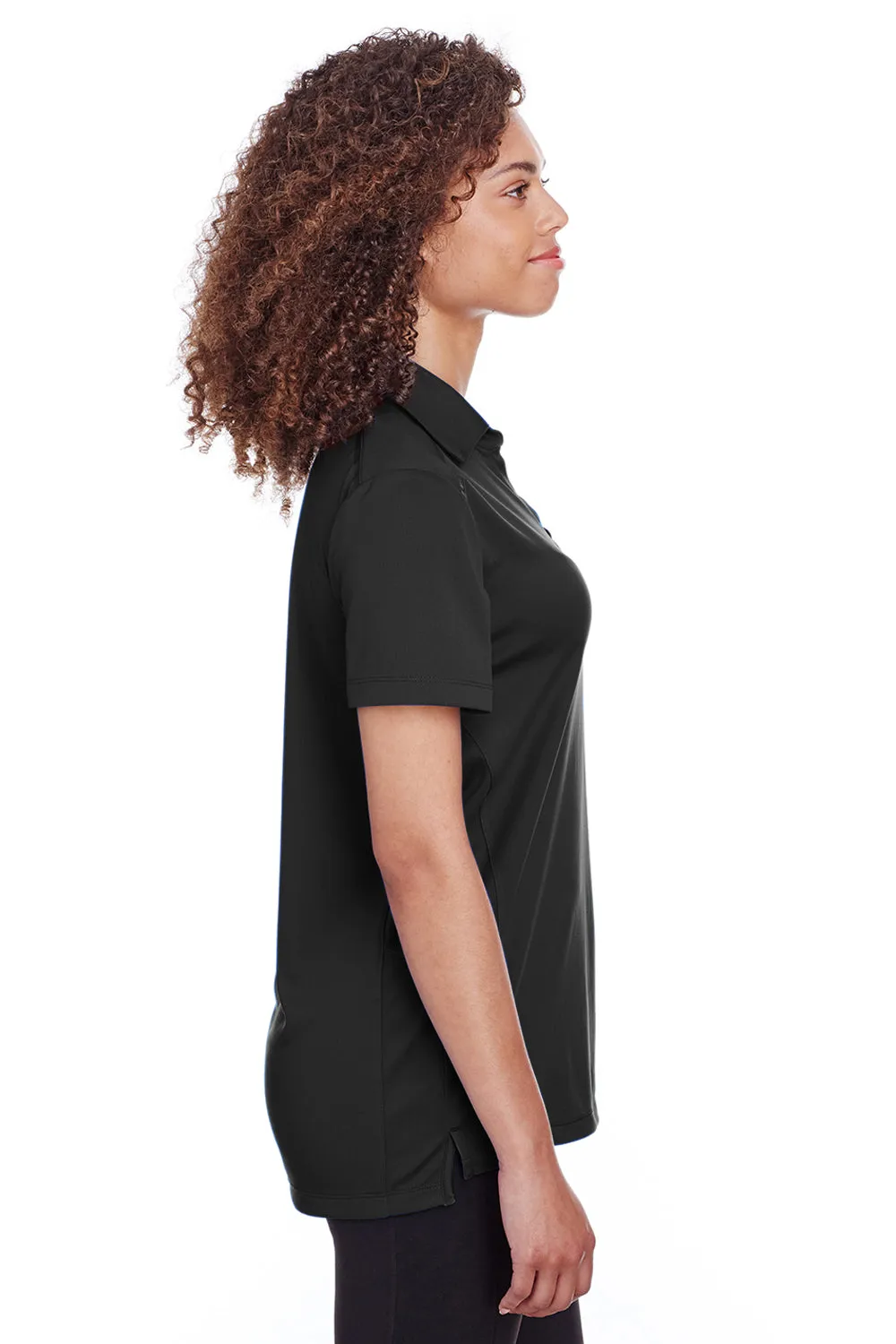 Spyder Womens Freestyle Short Sleeve Polo Shirt - Black Clothing Spyder