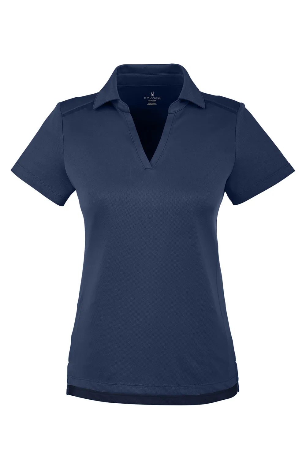 Spyder Womens Freestyle Short Sleeve Polo Shirt - Frontier Blue Clothing Spyder