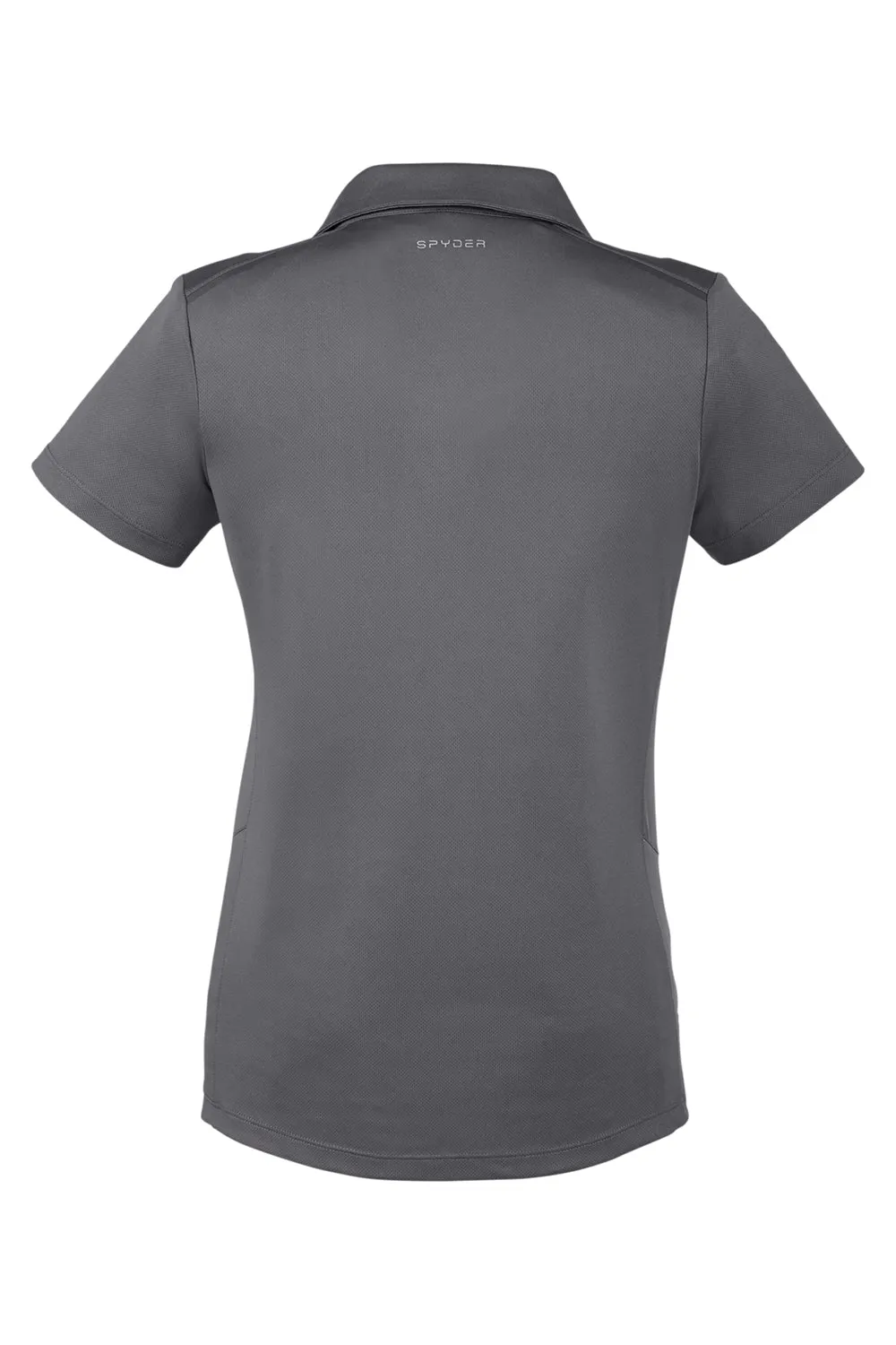 Spyder Womens Freestyle Short Sleeve Polo Shirt - Polar Grey Clothing Spyder