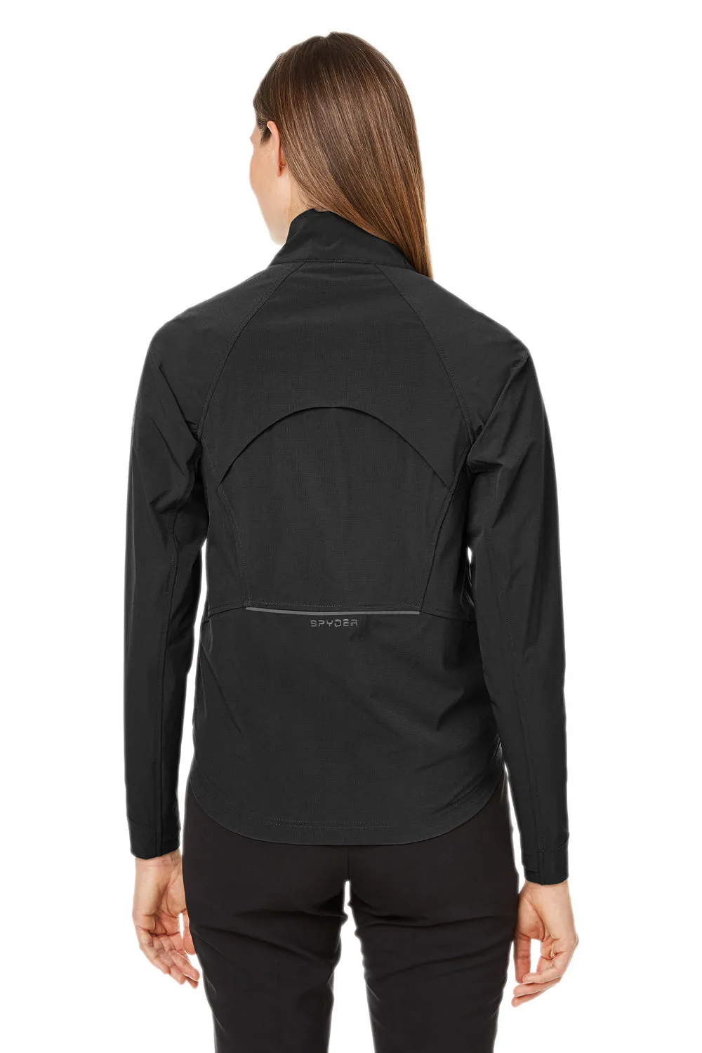 Spyder Womens Glydelite Full Zip Jacket - Black Clothing Spyder