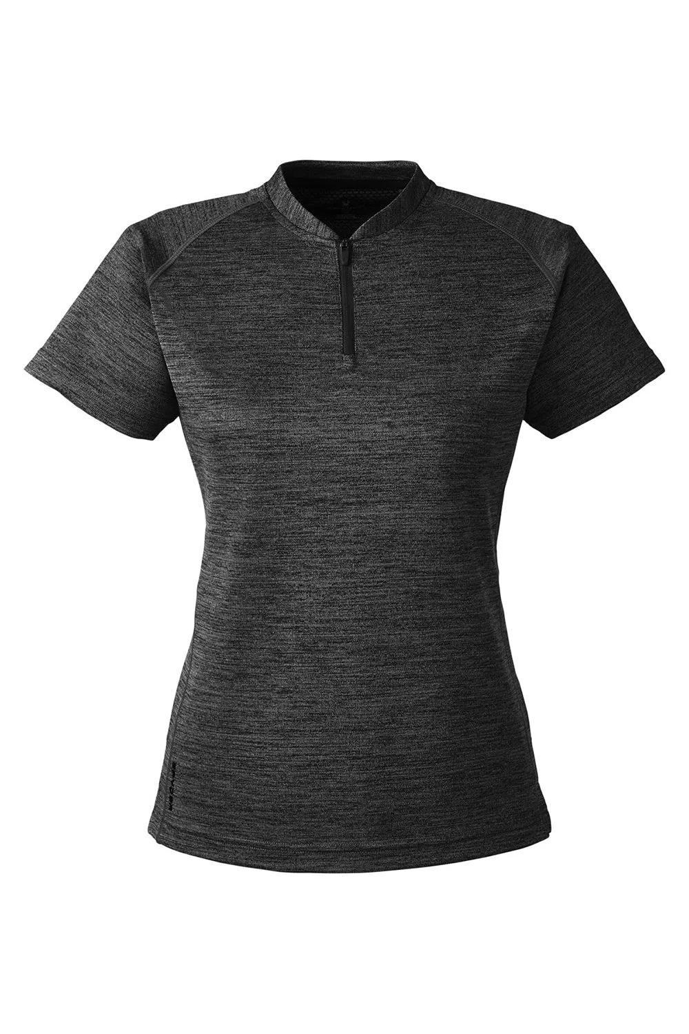 Spyder Womens Mission Blade Short Sleeve Polo Shirt - Black Clothing Spyder