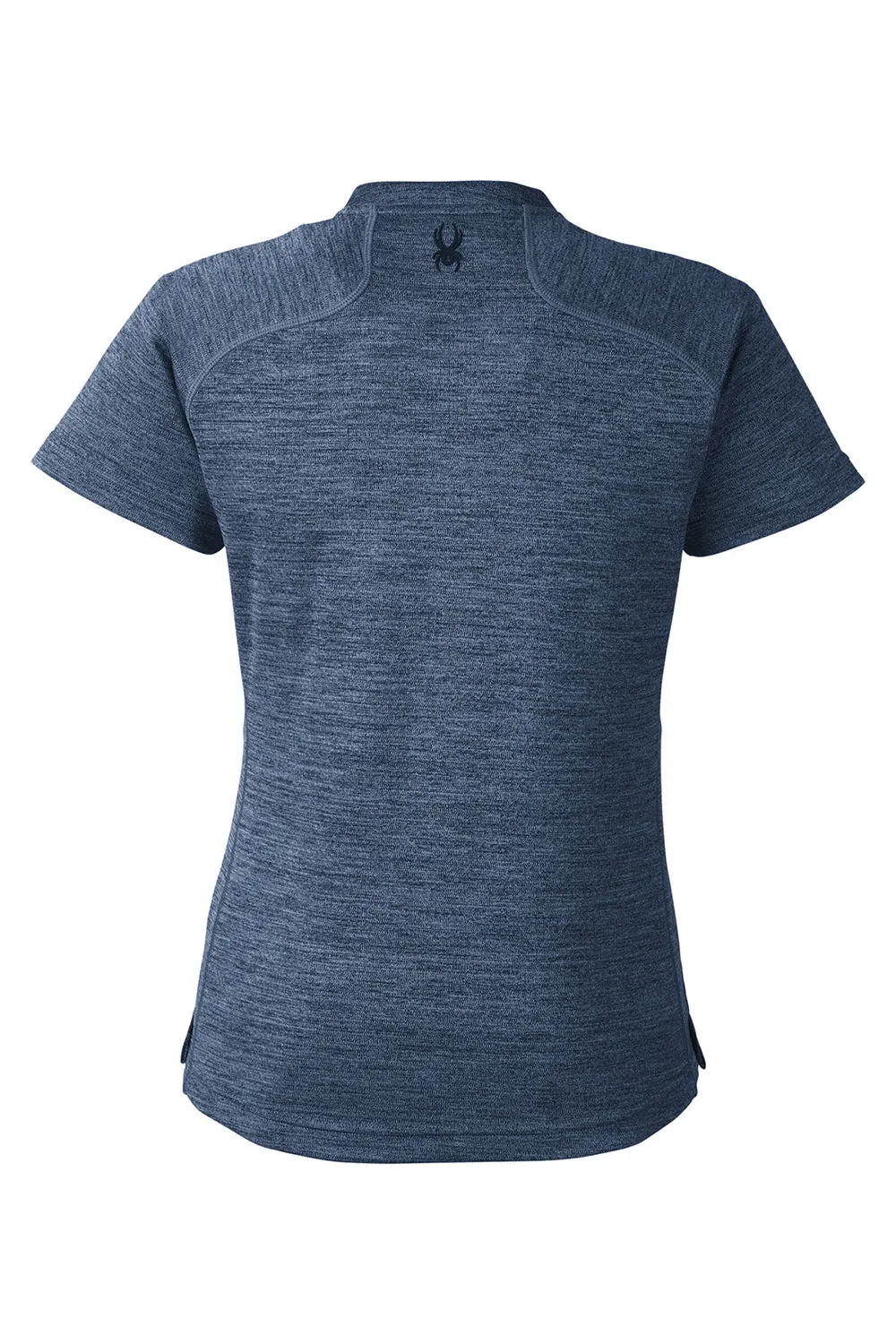 Spyder Womens Mission Blade Short Sleeve Polo Shirt - Frontier Blue Clothing Spyder