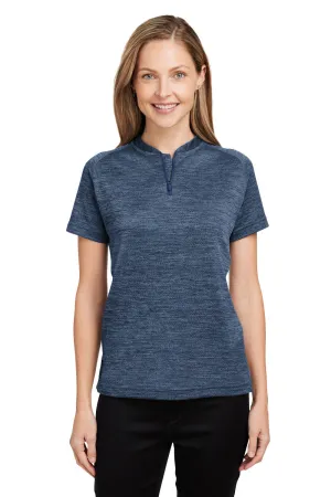 Spyder Womens Mission Blade Short Sleeve Polo Shirt - Frontier Blue Clothing Spyder