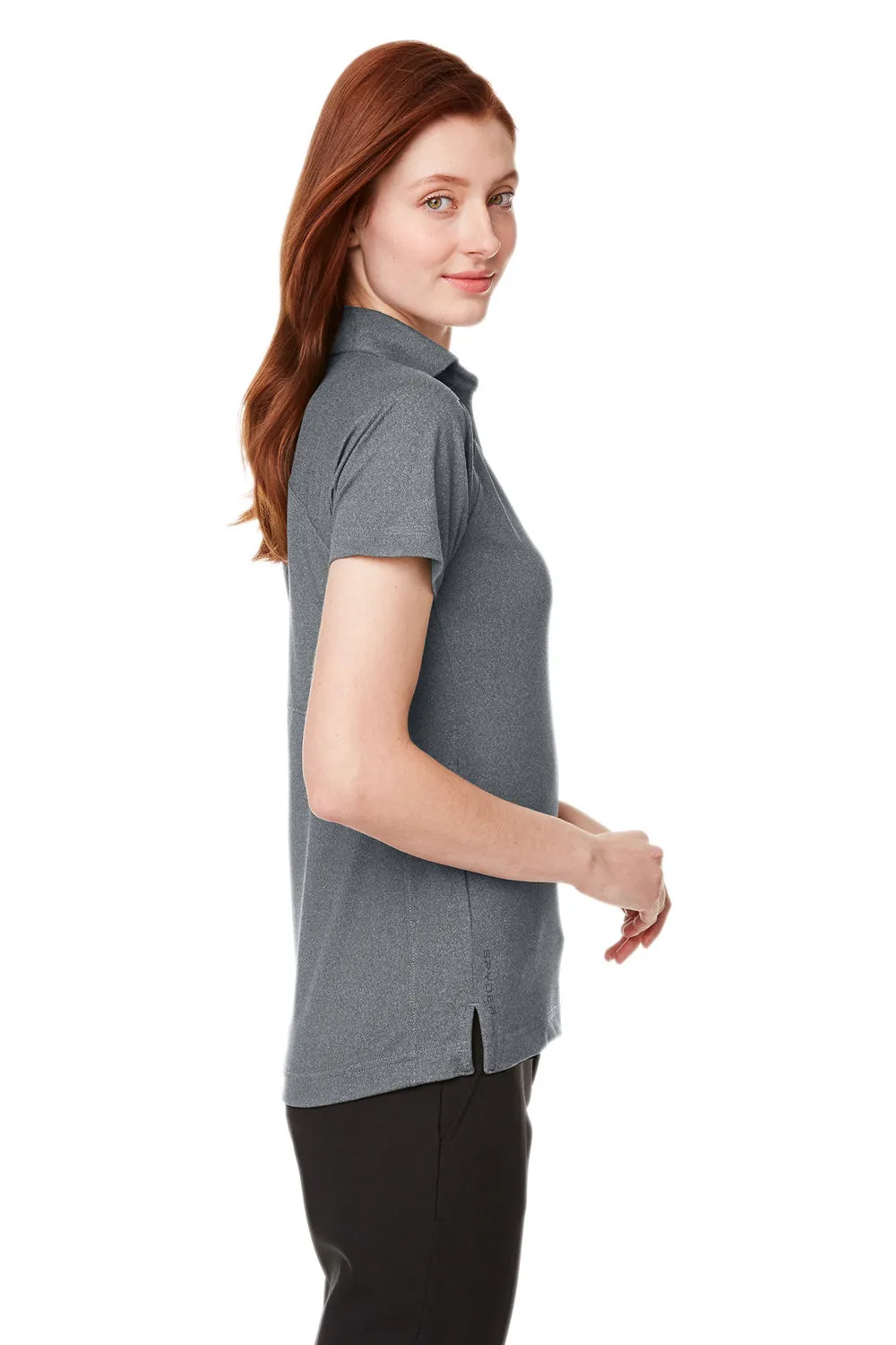 Spyder Womens Spyre UPF 40  Short Sleeve Polo Shirt - Polar Grey Frost Clothing Spyder