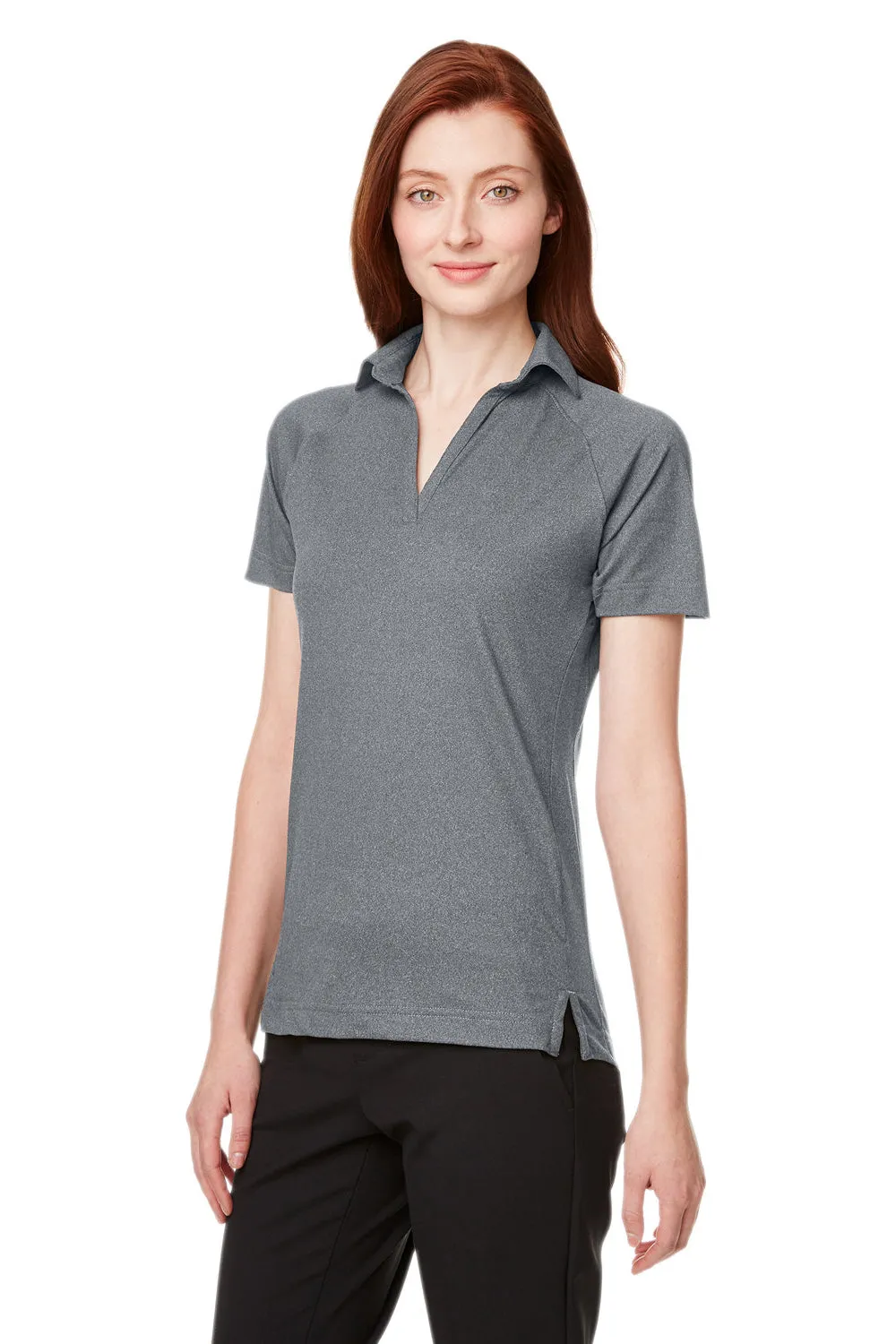 Spyder Womens Spyre UPF 40  Short Sleeve Polo Shirt - Polar Grey Frost Clothing Spyder