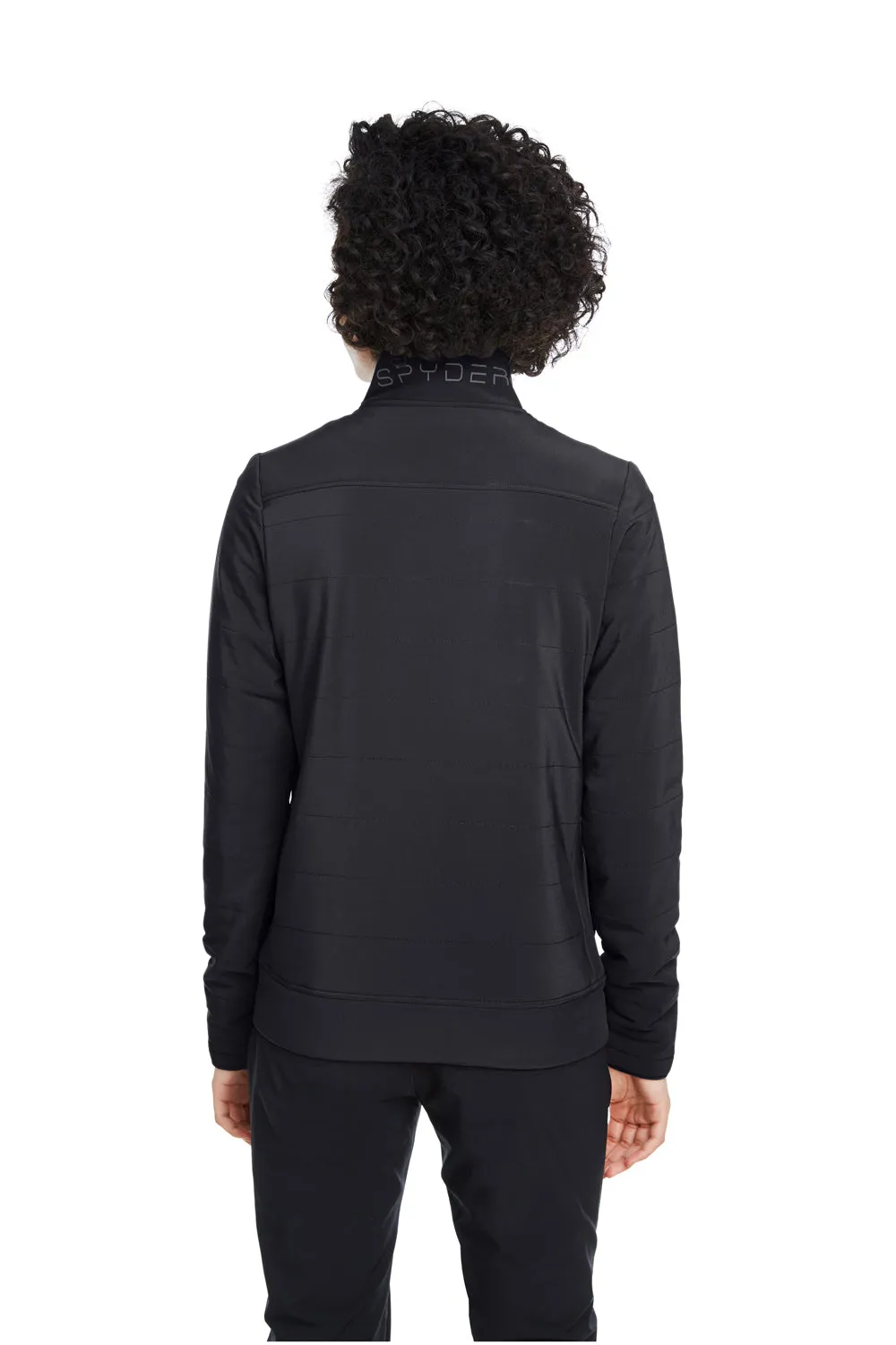 Spyder Womens Transit Full Zip Jacket - Black Clothing Spyder