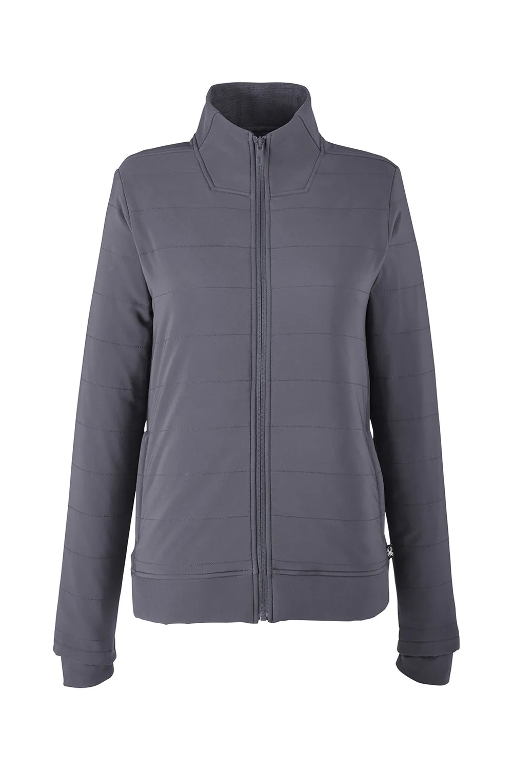 Spyder Womens Transit Full Zip Jacket - Polar Grey Clothing Spyder