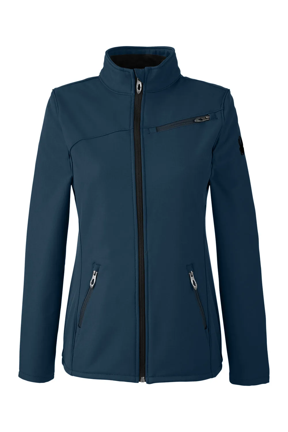 Spyder Womens Transport Full Zip Jacket - Frontier Blue Clothing Spyder