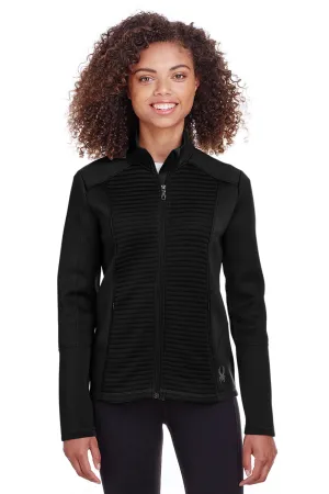 Spyder Womens Venom Full Zip Jacket - Black Clothing Spyder